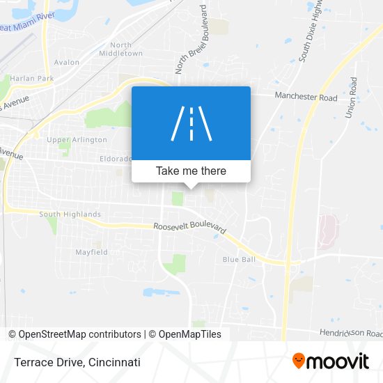 Mapa de Terrace Drive