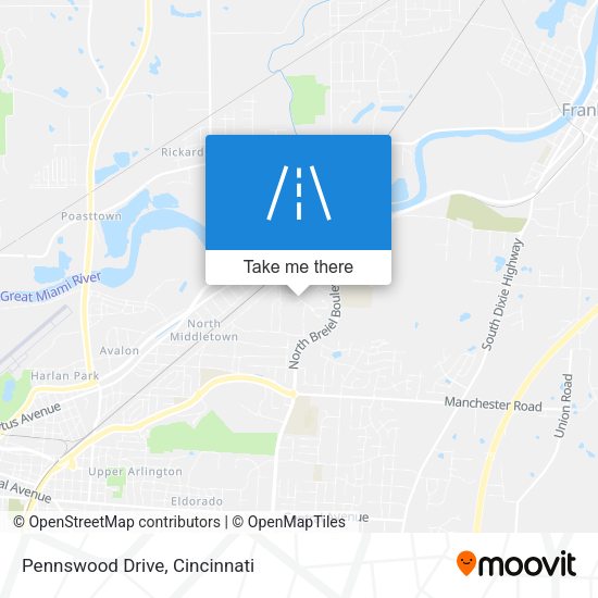 Pennswood Drive map