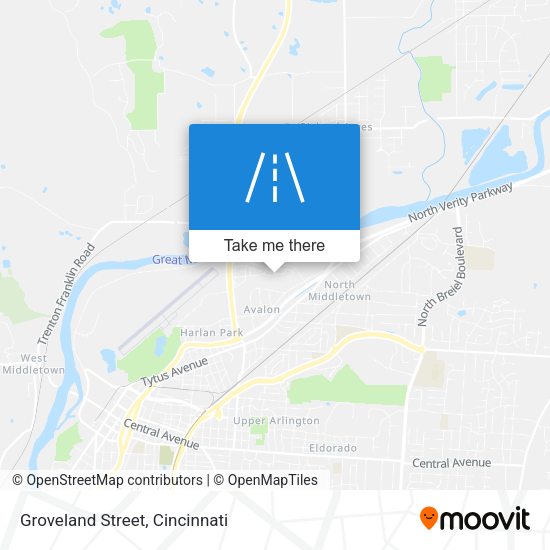Groveland Street map