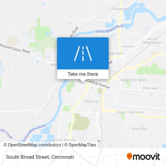 Mapa de South Broad Street