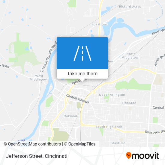 Jefferson Street map