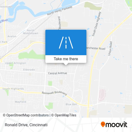 Mapa de Ronald Drive