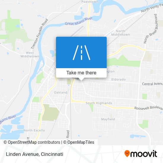 Mapa de Linden Avenue