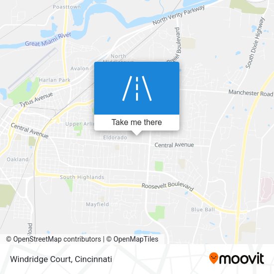 Windridge Court map