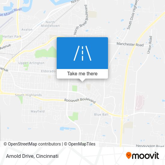 Mapa de Arnold Drive