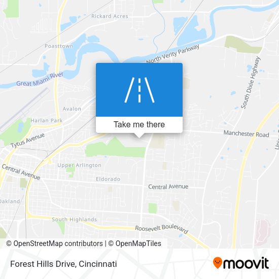 Forest Hills Drive map