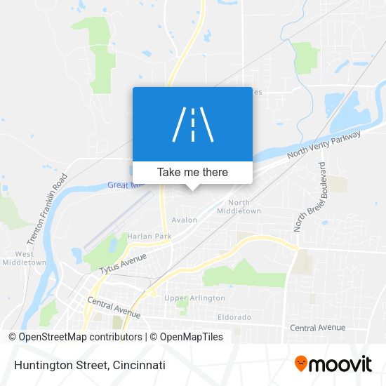 Mapa de Huntington Street