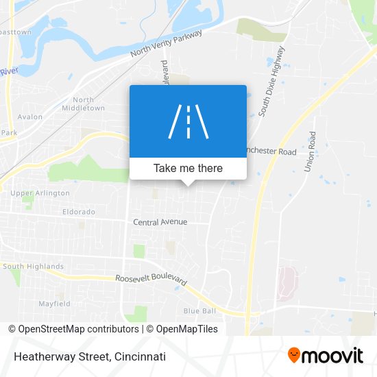 Heatherway Street map