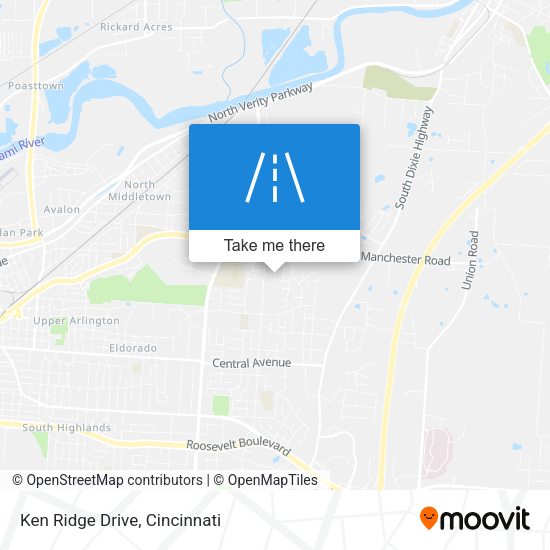 Mapa de Ken Ridge Drive
