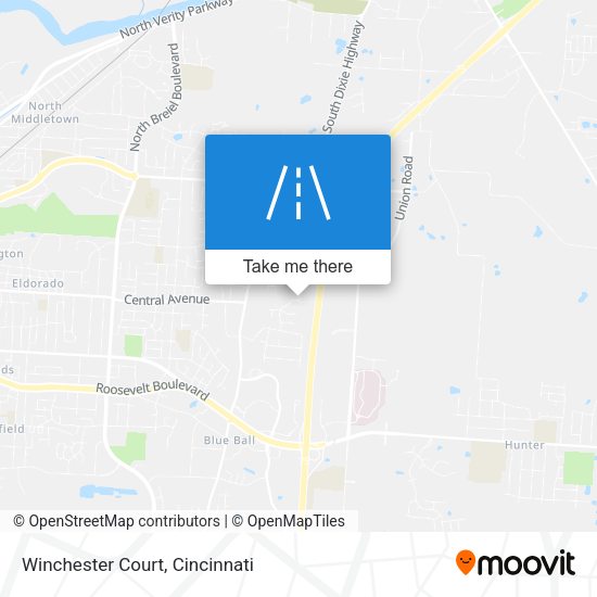 Mapa de Winchester Court