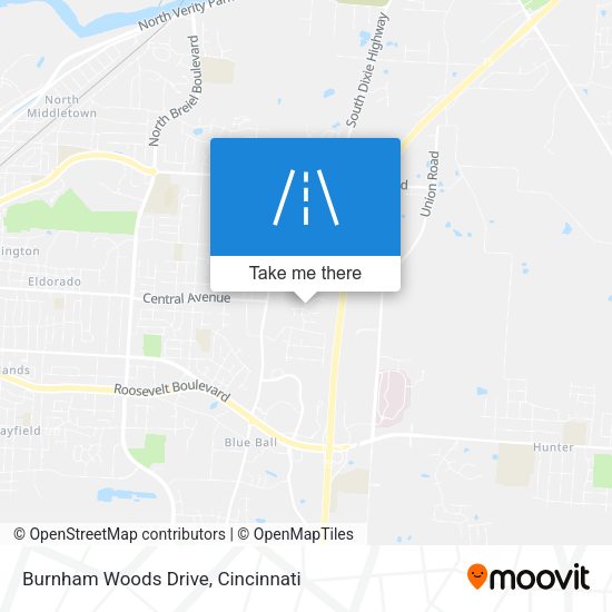Burnham Woods Drive map