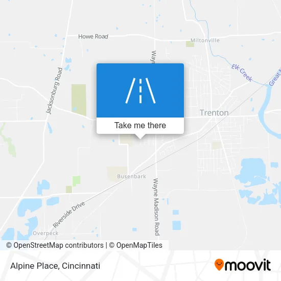 Alpine Place map