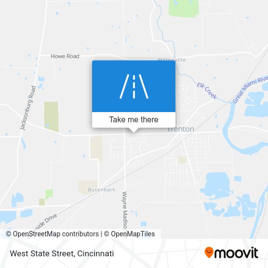 Mapa de West State Street