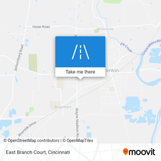 East Branch Court map