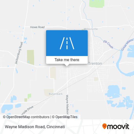 Wayne Madison Road map
