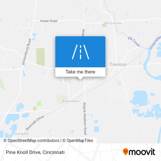 Pine Knoll Drive map