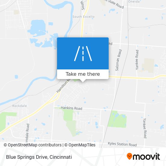 Blue Springs Drive map