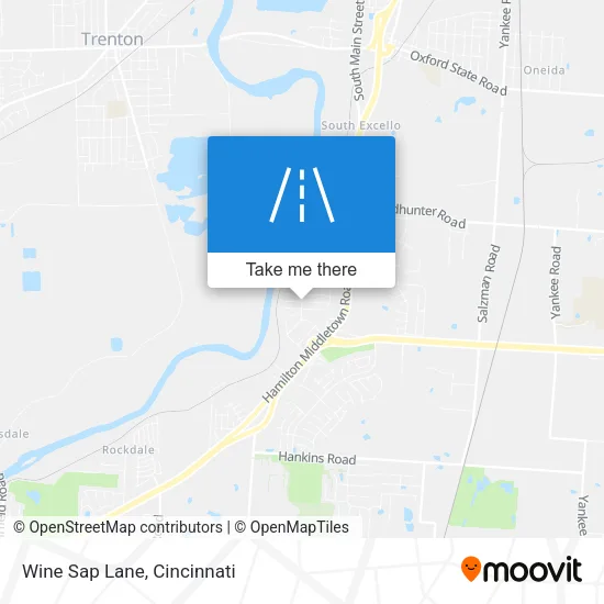 Wine Sap Lane map