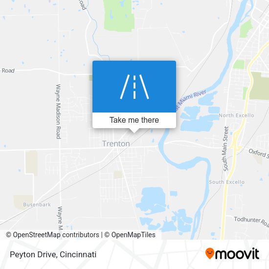 Mapa de Peyton Drive