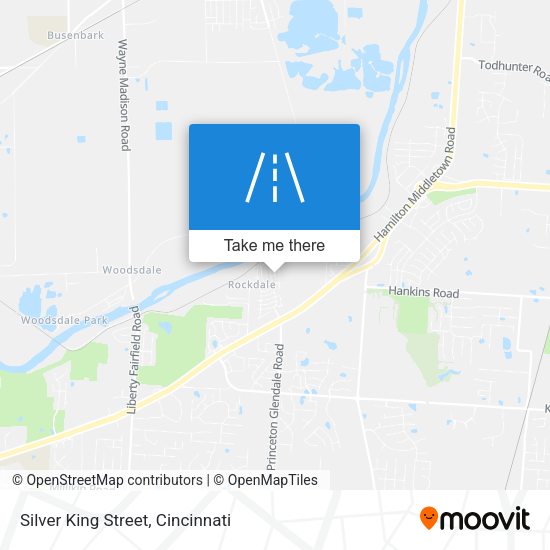 Silver King Street map