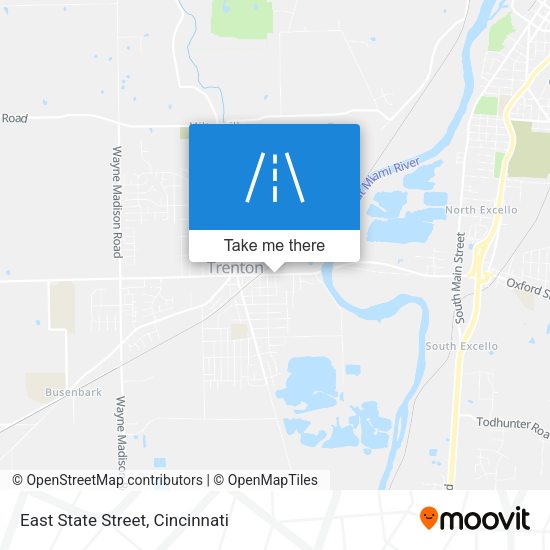 East State Street map