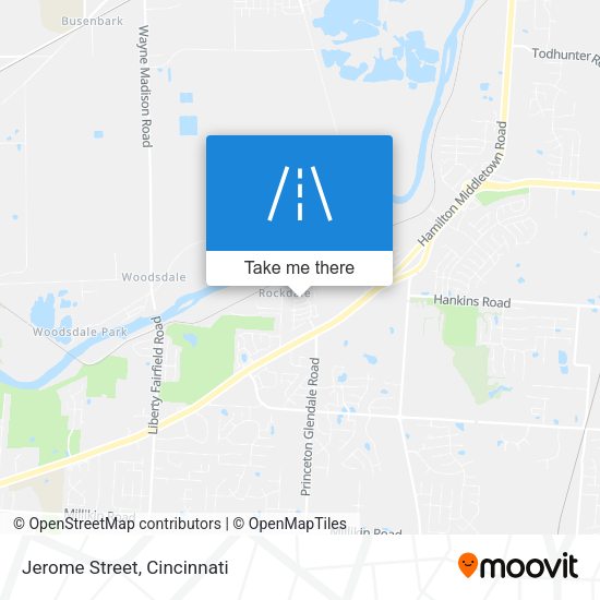 Mapa de Jerome Street