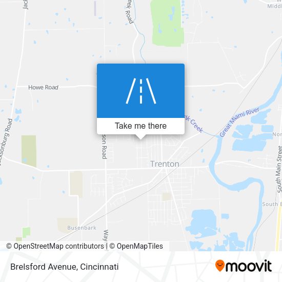 Brelsford Avenue map