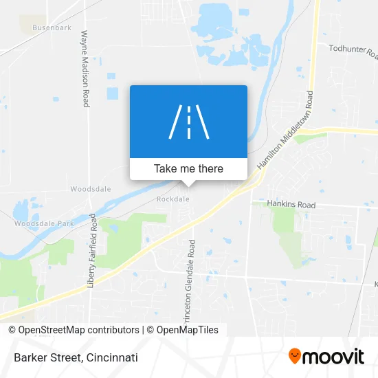 Barker Street map