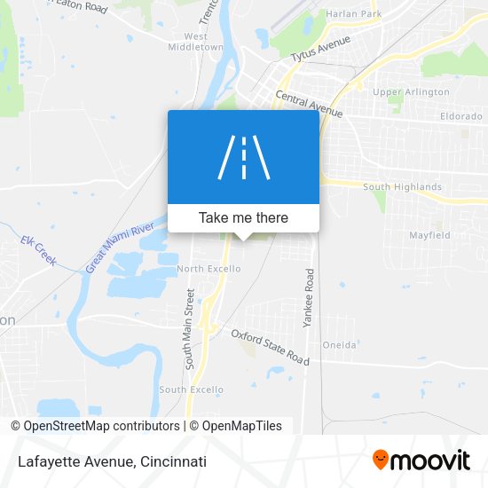 Mapa de Lafayette Avenue