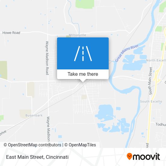 Mapa de East Main Street