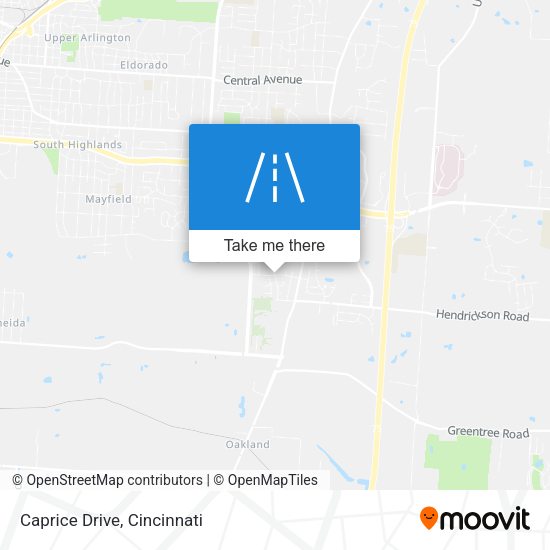 Mapa de Caprice Drive