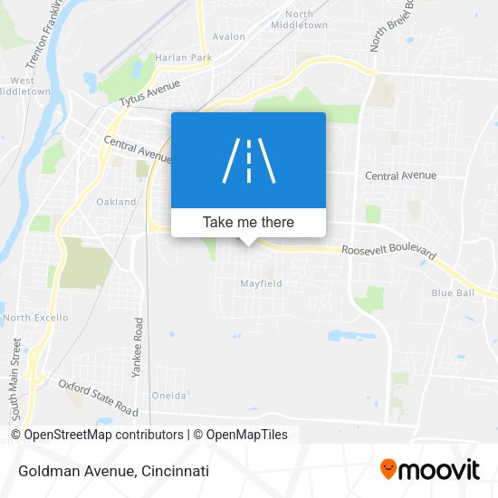 Goldman Avenue map