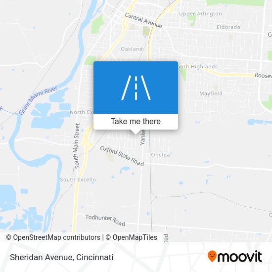 Mapa de Sheridan Avenue