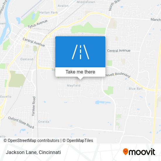Mapa de Jackson Lane