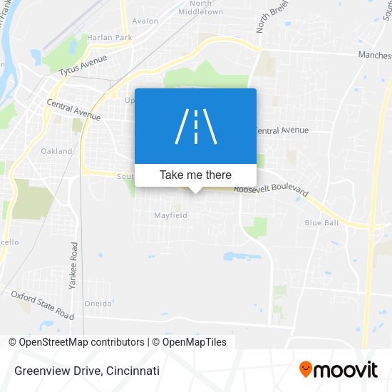 Greenview Drive map