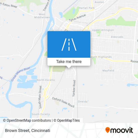 Mapa de Brown Street