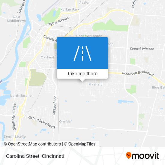 Mapa de Carolina Street
