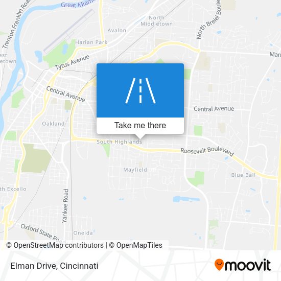 Mapa de Elman Drive