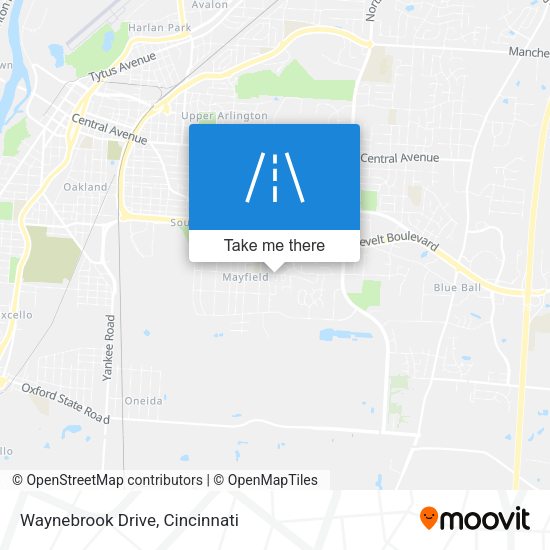 Waynebrook Drive map