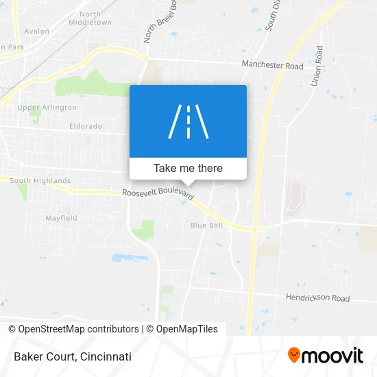 Baker Court map