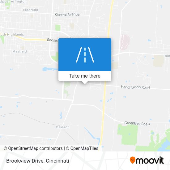 Brookview Drive map