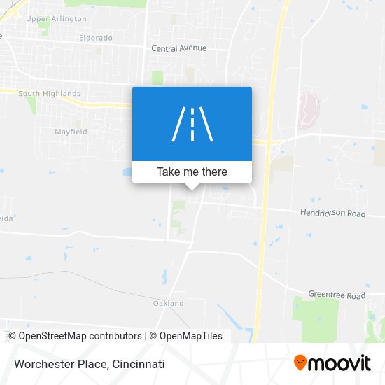 Mapa de Worchester Place