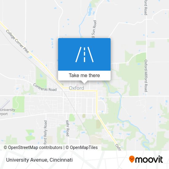 Mapa de University Avenue