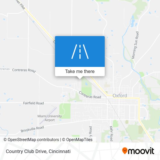 Mapa de Country Club Drive