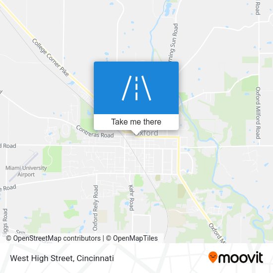 West High Street map