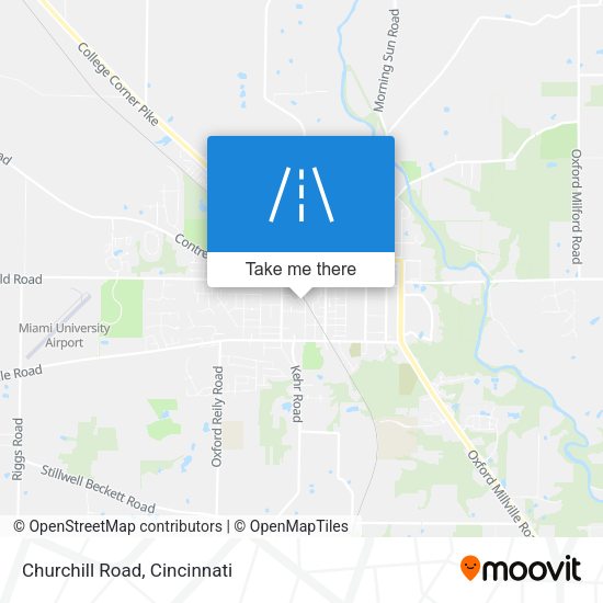 Mapa de Churchill Road