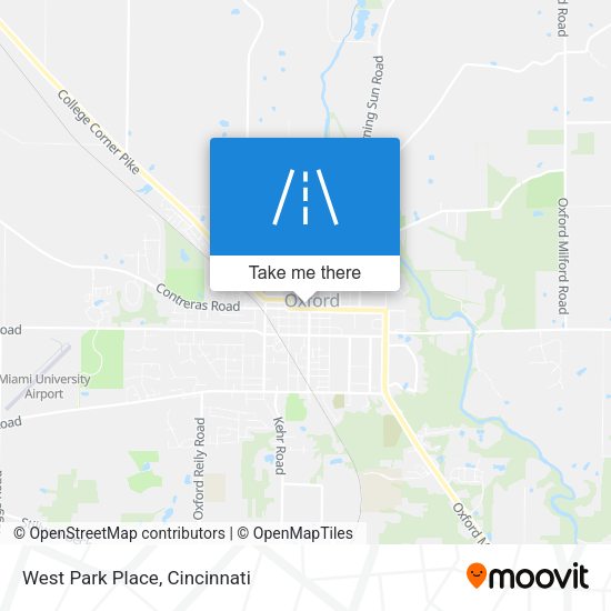 West Park Place map