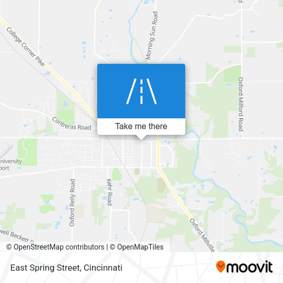 East Spring Street map