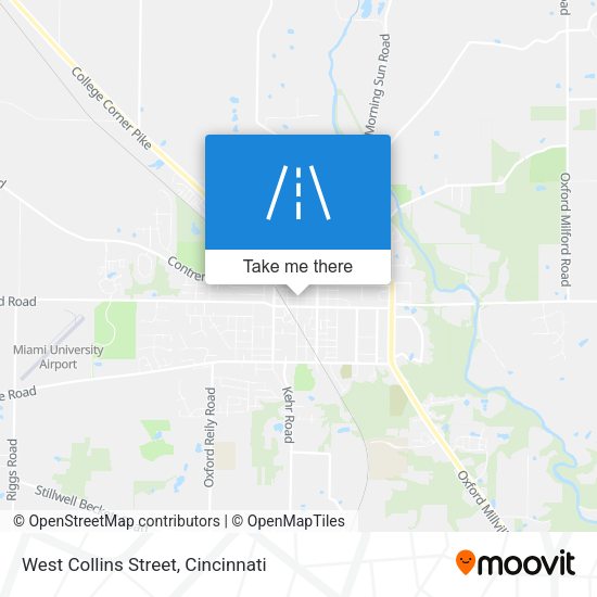 West Collins Street map