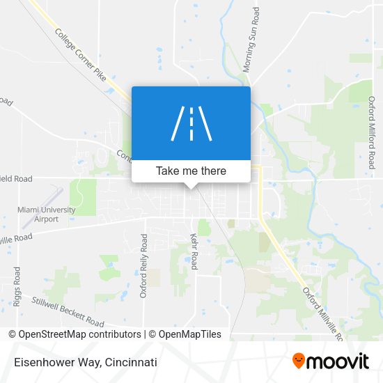Mapa de Eisenhower Way